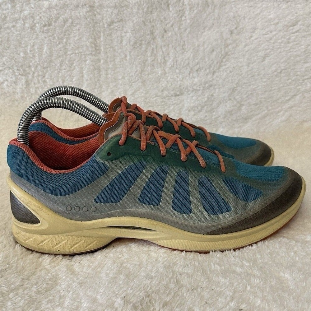 ECCO Sneakers Womens Size 8 Eur 39 Blue Teal Biom Athletic Running Walking Shoes